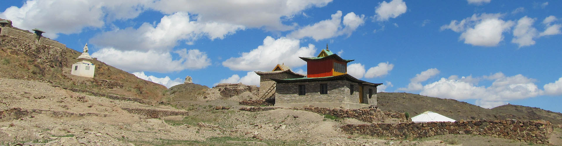 Gandan Monastery in Ulan Bator - Mongolia