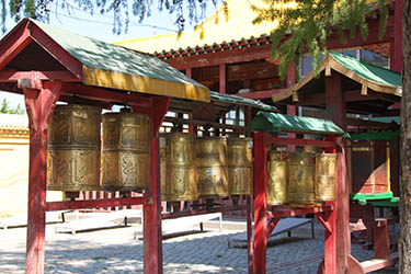 Gandan Monastery in Ulan Bator - Mongolia