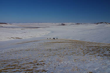 Winter hiking and trekking tour in Mongolia